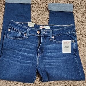 Levi Strauss Blue Straight Leg Jeans
